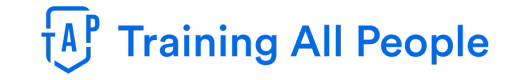 TAP, Training All People Logo